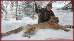 mountain lion hunts in Western Colorado with Cat Track Outfitters